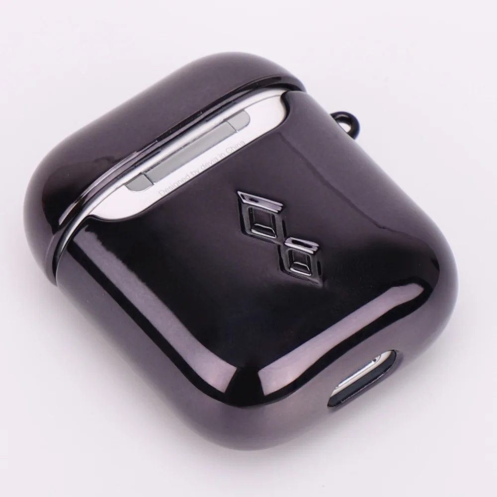 

New 2021 Headphone accessories plating TPU color wireless bluetooth headset protective case for AirPods 1 2