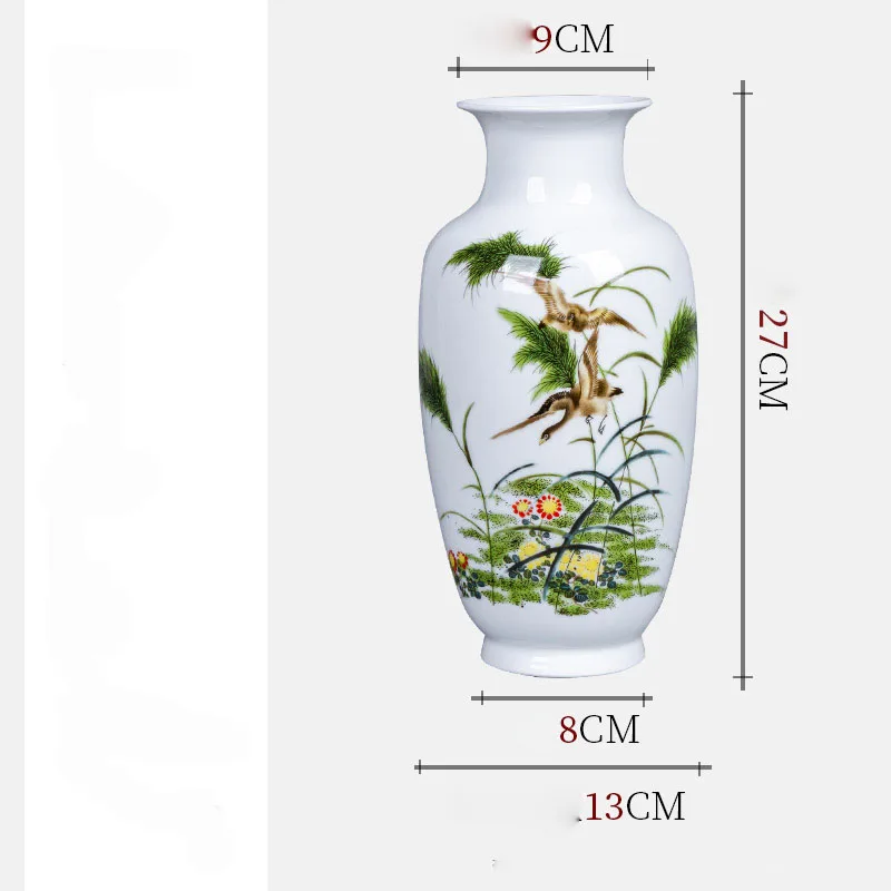 Китайская Цзиндэчжэнь традиционная фарфоровая ваза античный цветок птица