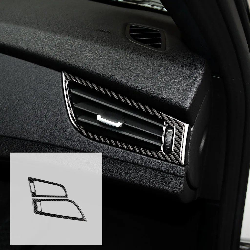 

For BMW Z4 E89 2009-2015 Series Car Styling Interior Carbon Fiber Trim Stickers Car Side Air Outlet Frame Cover Auto Accessories