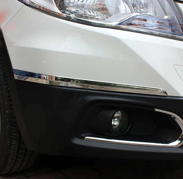 Передний Задний бампер угловая защита рамка край доска ABS хром 4 шт./компл. для Suzuki