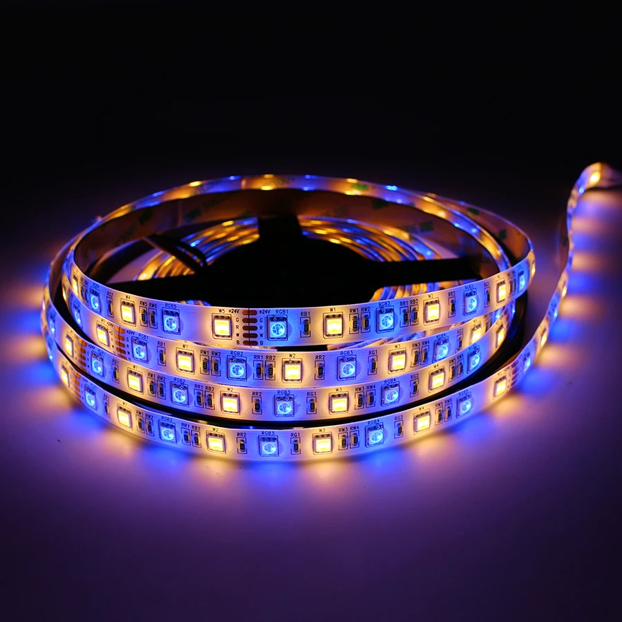 RGB СВЕТОДИОДНАЯ лента SMD 5050 12 В гибкая Водонепроницаемая светодиодная RGBW RGBWW