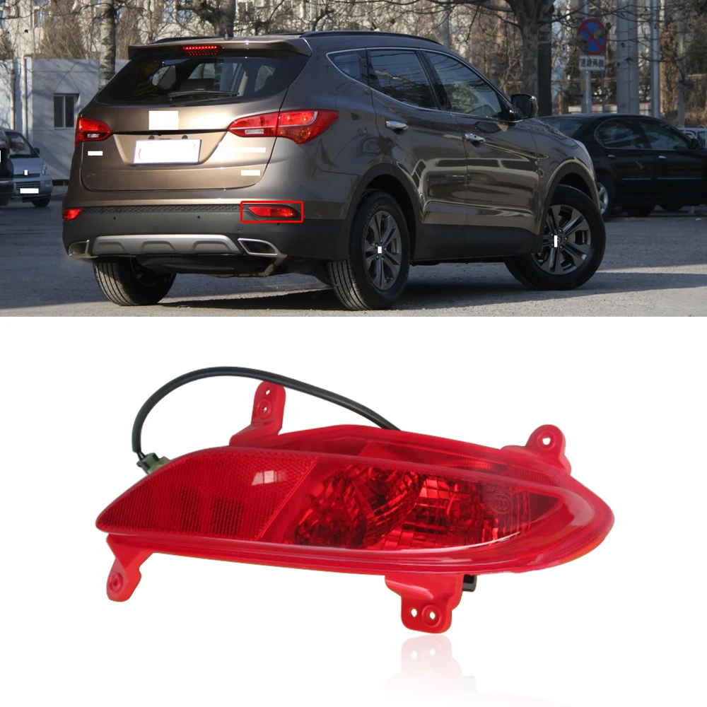CAPQX для hyundai SANTAFE IX45 2013- задний бампер отражатель тормозной светильник стояноПредупреждение ющий противотуманный фонарь