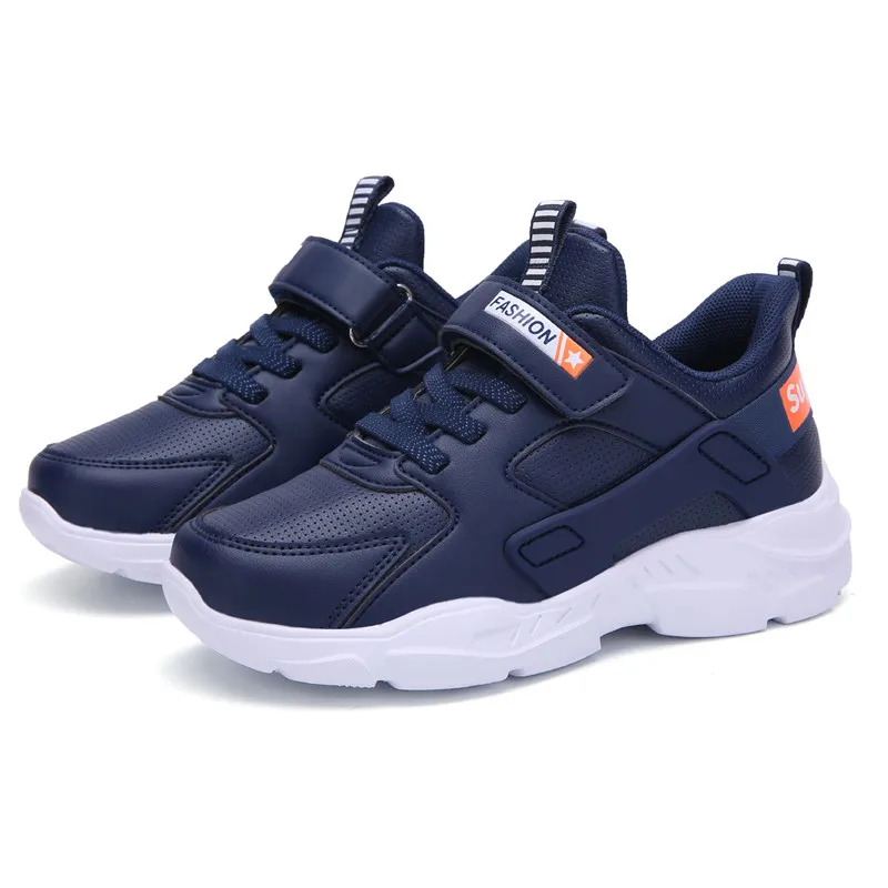 Белая обувь для мальчиков Новинка сезон осень-зима детская спортивная больших