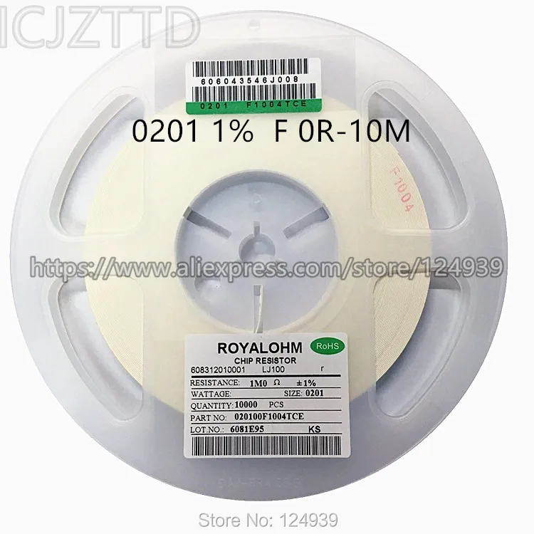 100 шт. RF0201 0201 1% 1/20W SMD рез 620K 680K 750K 820K 910K 1 м 2 3 5 6 8 4 M 7 3m 3.6M3.9M|Индукторы| |