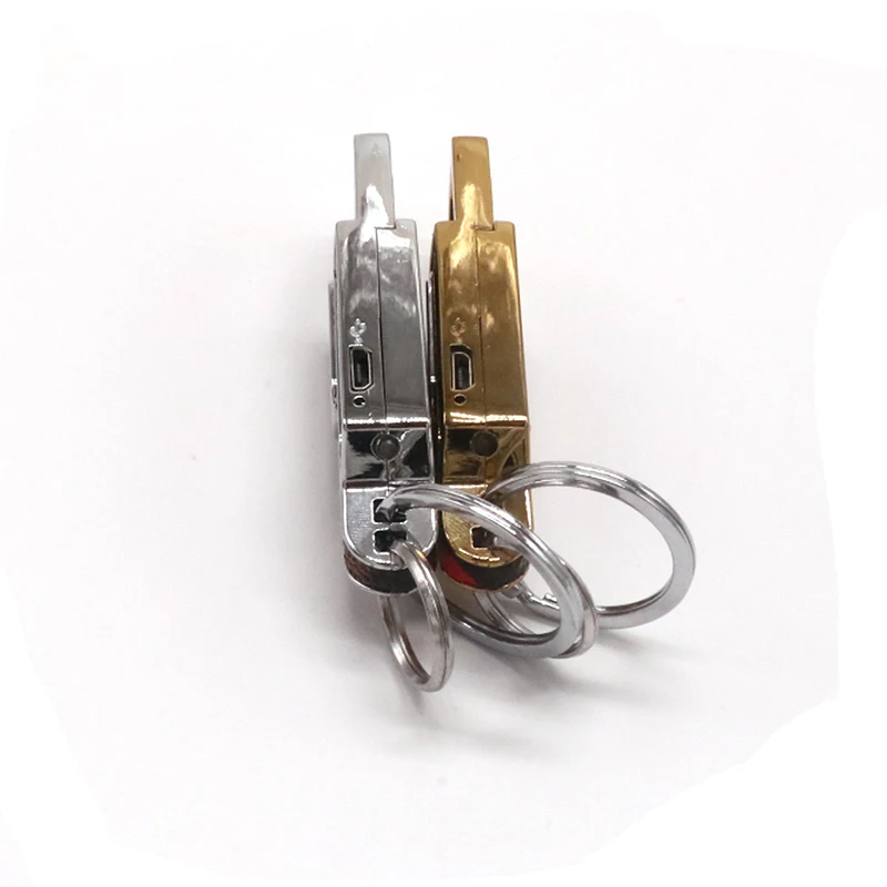 Сенсорная горка Зажигалка USB Электронная зарядка беспламенная Дымчатая перезаряжаемая сигарета наружная ветрозащитная портативная Kaychain Ligther