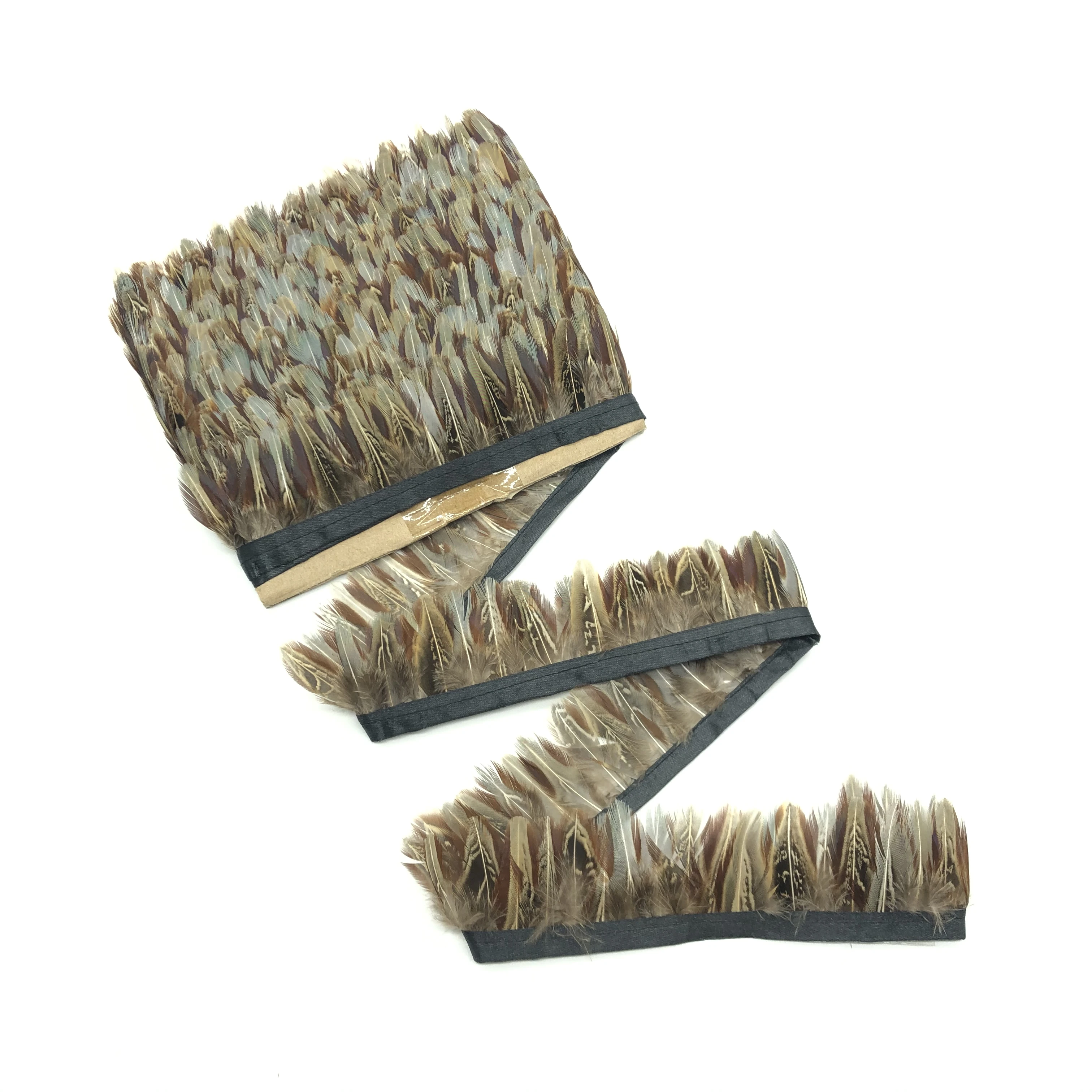 Высококачественные перышки для рукоделия из натурального фазана 1 ярд