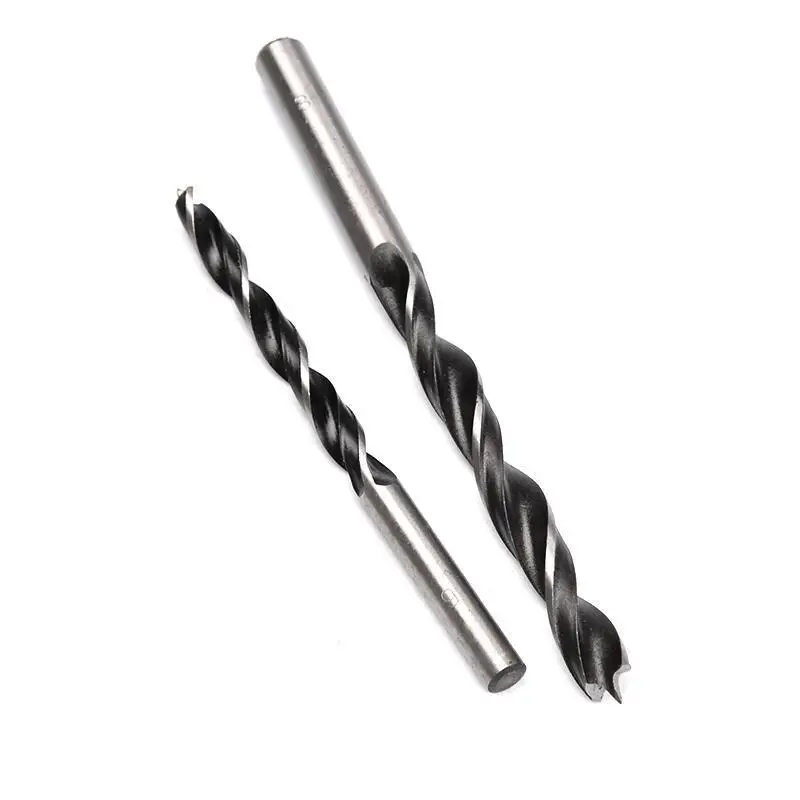 Набор спиральных сверл для деревообработки комплект из 8 насадок с круглой