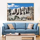 Печать на холсте для взрослых, дорожная Гора Для Америка стены искусства плакат Настенные картины для Гостиная кофе, Wall-Art домашний декор