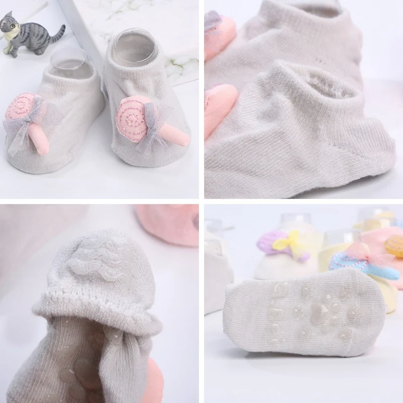 Bobora-Calcetines antideslizantes Unisex para beb&eacute; y ni&ntilde;a, calcet&iacute;n para el suelo del hogar-1