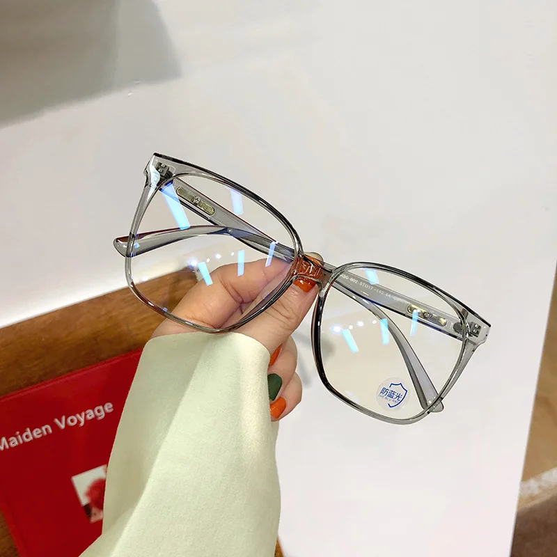 

Square Transparent Optical Glasses Frame Blue Light Blocking Glasses Vision Care Oversized Computer Eyeglasses Frames