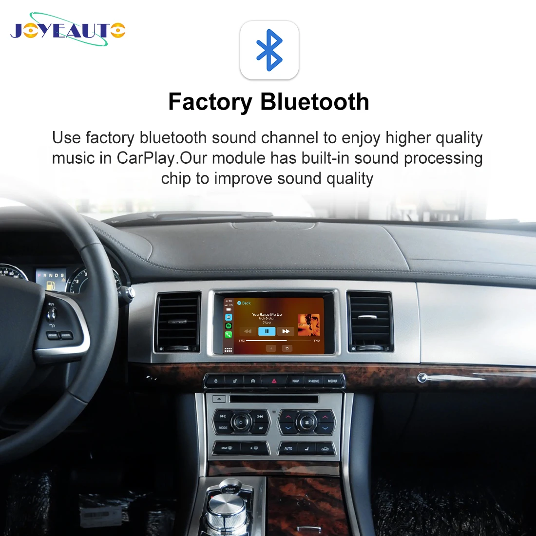 저렴한 JOYEAUTO 무선 애플 Carplay 인터페이스 재규어 XF F 페이스 안드로이드 자동 Carplay 미러 링크 후면 카메라 자동차 놀이 액세서리