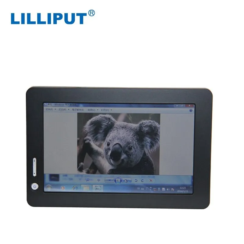 Lilliput 7 дюймов TFT СВЕТОДИОДНЫЙ монитор USB Встроенные динамики UM 72/C не VGA Вход просто