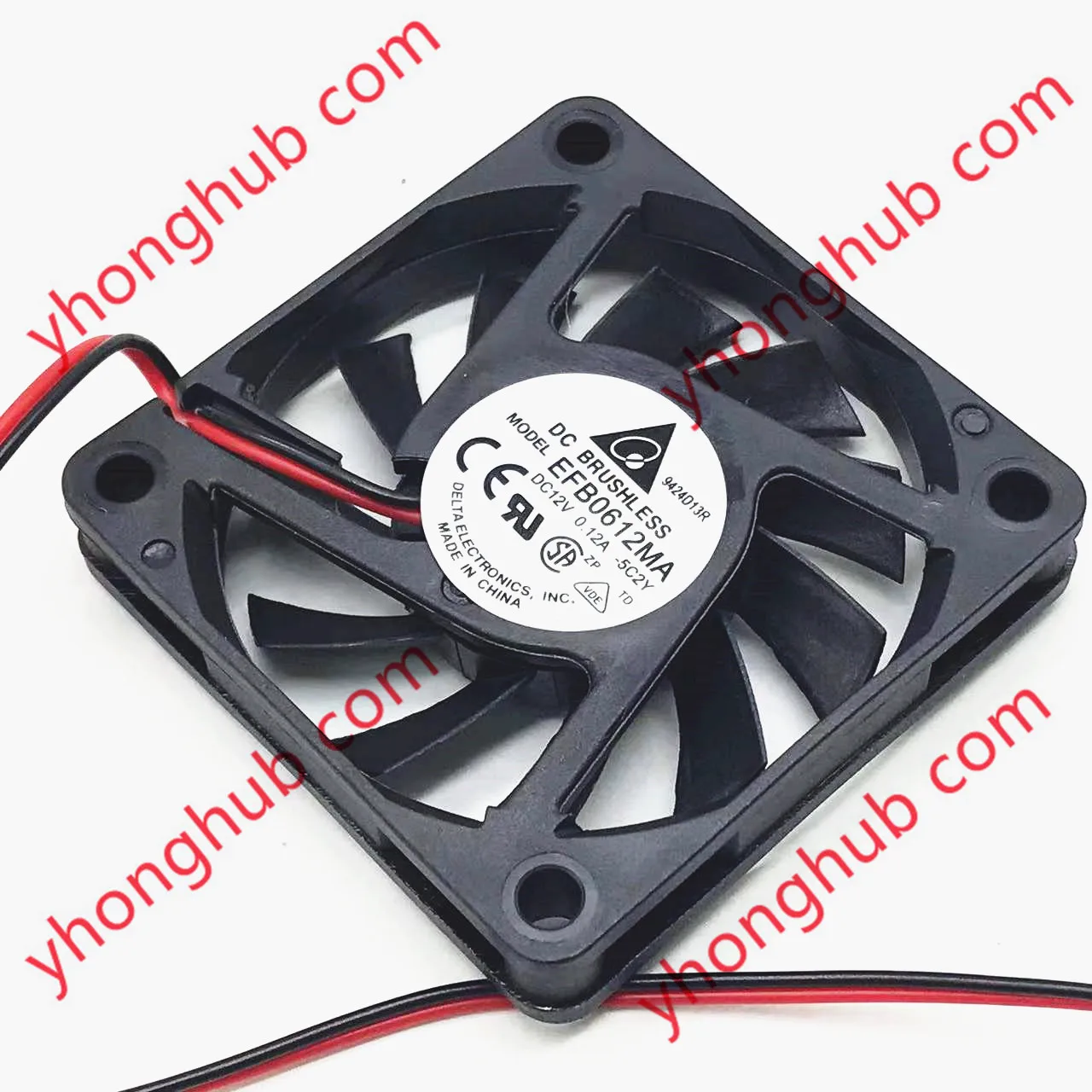 Охлаждающий вентилятор для сервера Delta Electronics EFB0612MA DC 12 В 0.12A 60x60x10 мм