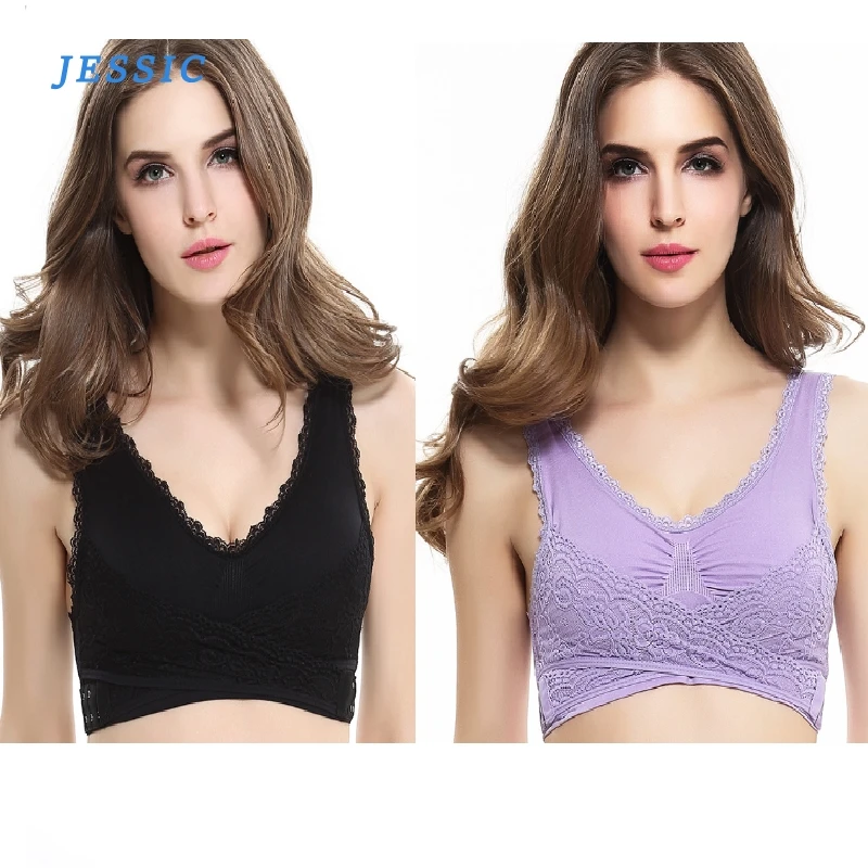JESSIC 2 шт./компл. пуш ап спортивный бюстгальтер для девочек переходного возраста от
