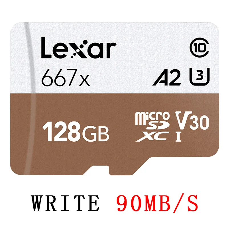 128GB 667X Lexar 633X128 Гб Micro SD высокоскоростная карта памяти 32 Гб U3 667X64 Гб класс 10 картао де Мемория tf флэш-карта для 4K HD видео 512G - Емкость: 128GB 667X