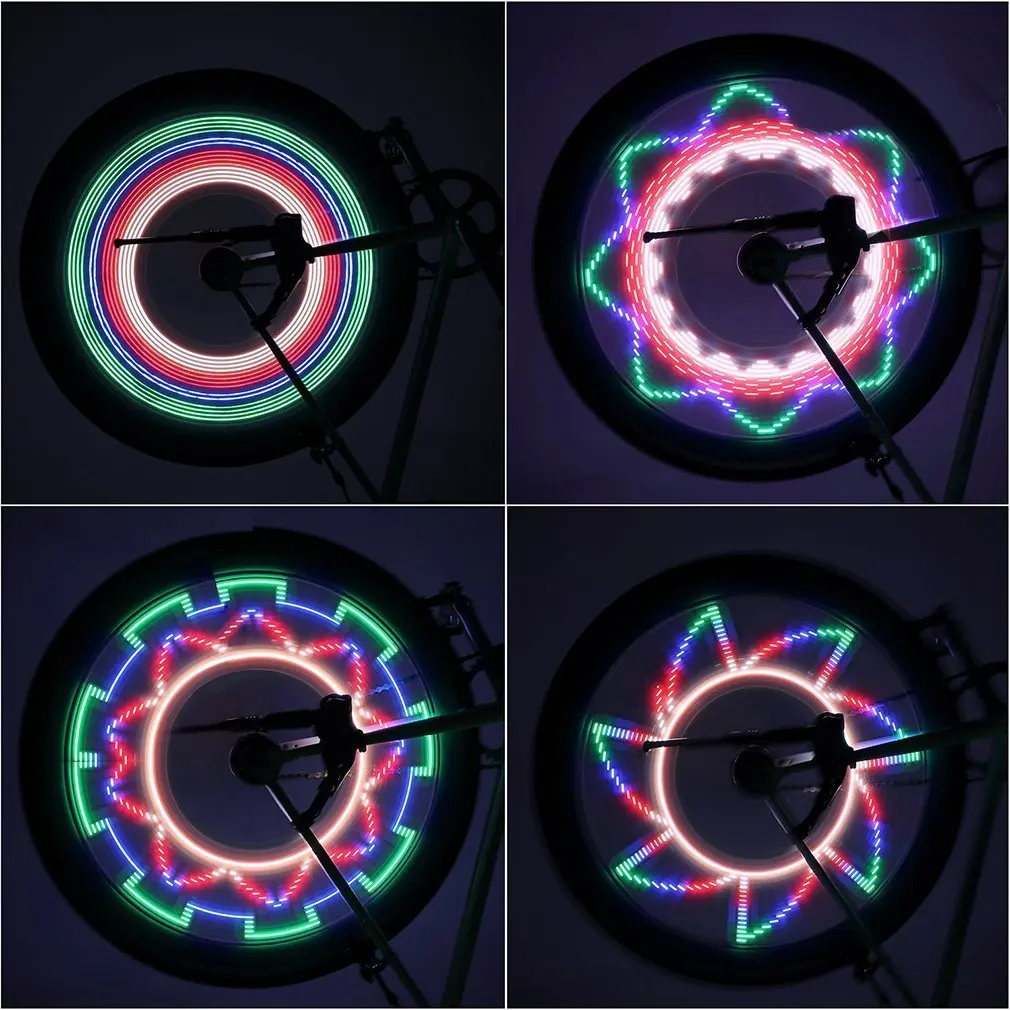 Большая распродажа! Φ светильник s 32 LED Flash спицевая лампа для колеса 24 дюйма |