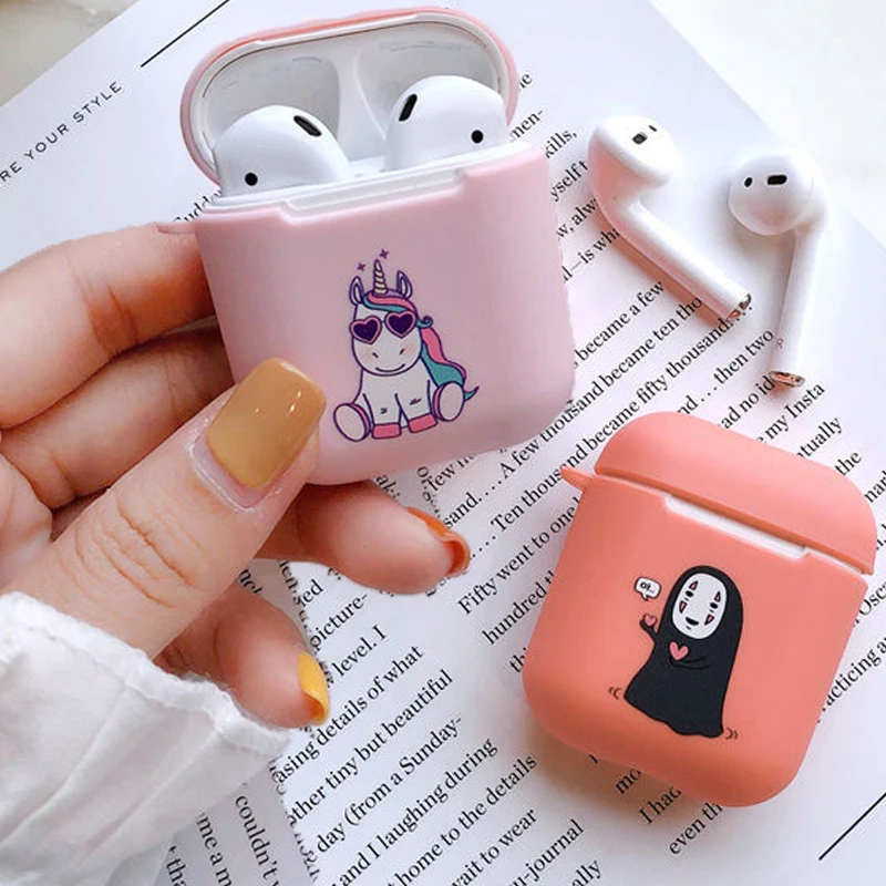 Единорог Кот свинья мягкая планшетофон 1/2 чехол мультфильм без лица человек