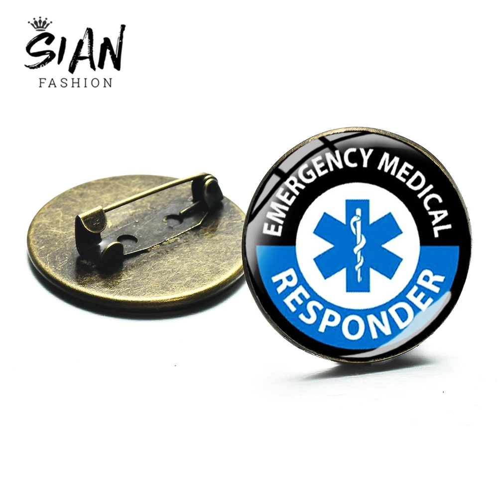 Азиатских синий Star of Life знак брошь диабета медицинский вызова скорой помощи