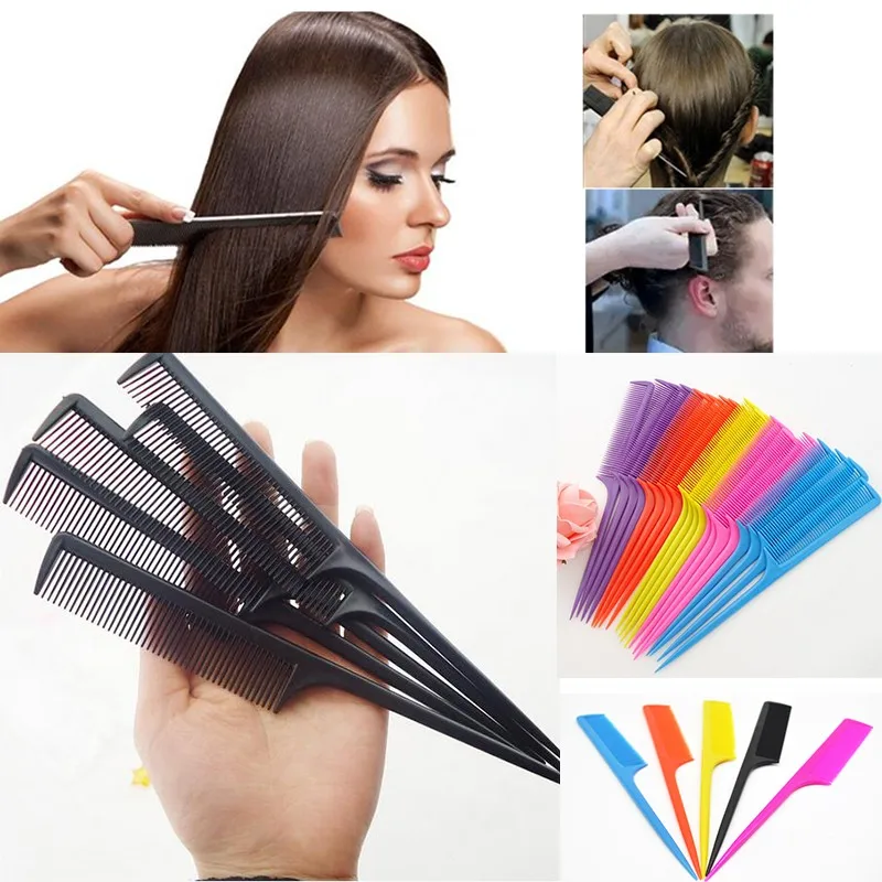 

5pcs/Set Fashion Comb Metal Pin Anti-static Hair Style Hair Comb Beauty Random Styling Color / Black Tail Rat Tools V5L2