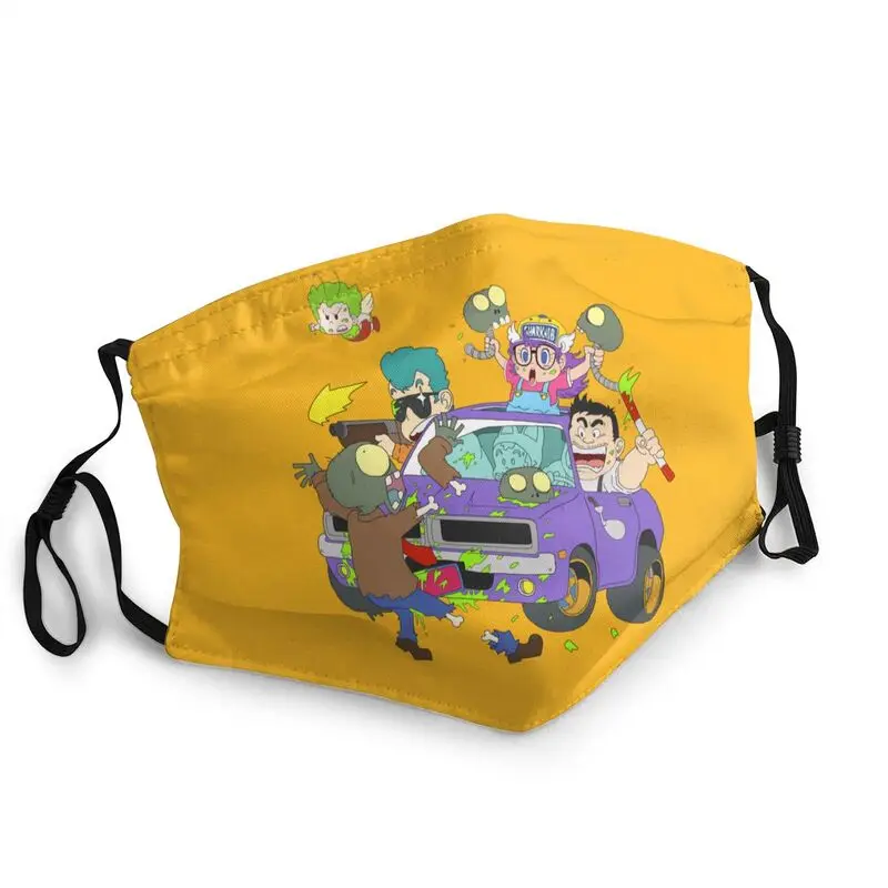 

Dr Slump Zombie Car Rampage Mouth Face Mask Unisex Arale Japan Anime Manga Mask Anti Haze Dustproof Protection Respirator Muffle