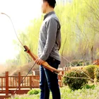 Набор из охотничьего и изогнутого лука с деревянной ручкой, 20222628303638 фунтов, 68 дюймов