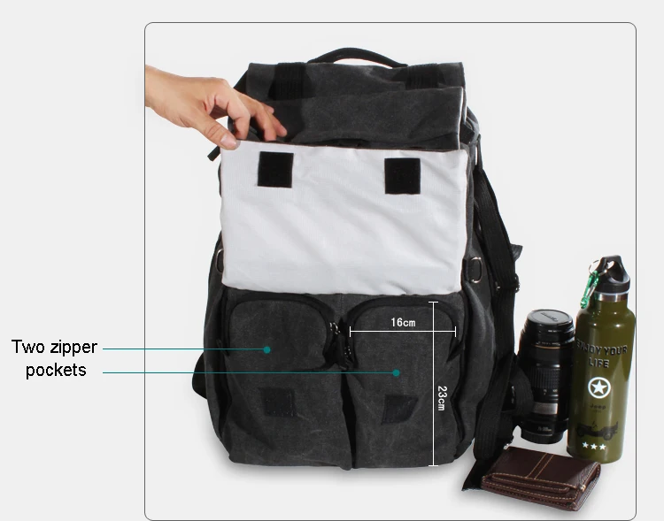Waterproof Camera Backpack National Lowepro Fits 15 inch Laptop Geographic Canvas SLR Bags Rain Cover for Canon Nikon Sony a6000
