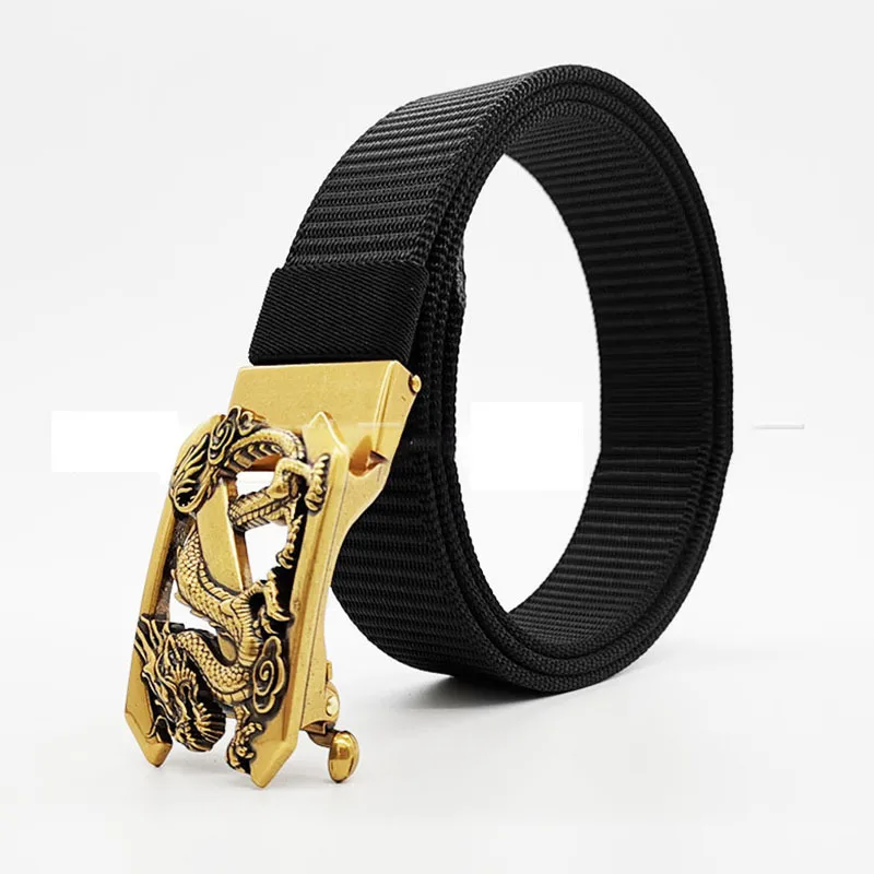 

Luxury Brand Men Belt 2021 High Quality Canvas Belt Automatic Buckle Belt Casual Jeans Belt Athletic Belt Cinturones Para Hombre