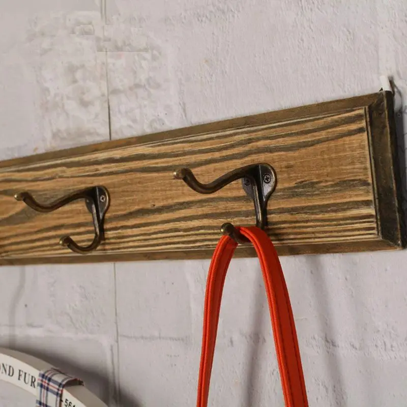 10 шт. винтажные бронзовые одиночные крючки для пальто настенные полотенец с