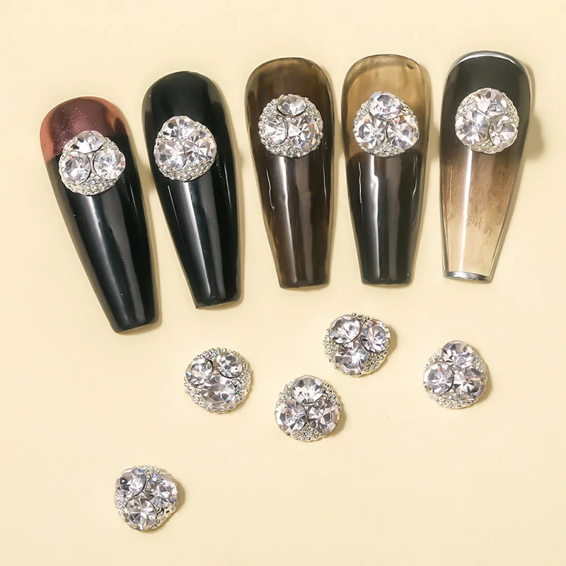 

10 Pcs Shiny Luxury Jewelry Nail Accesoires Rhinestone for Nail 3d Charms Nail Art Decoration Crystal Craft DIY Diamonds
