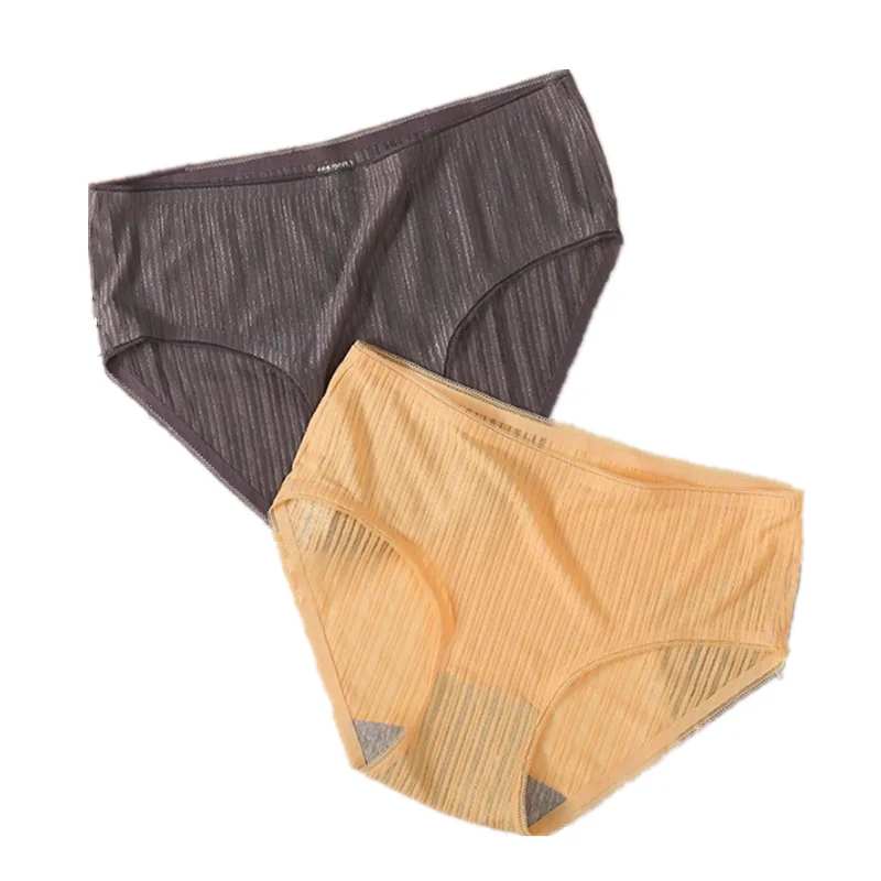 3 шт./лот сексуальные кружевные трусики женские в полоску Прозрачное нижнее белье