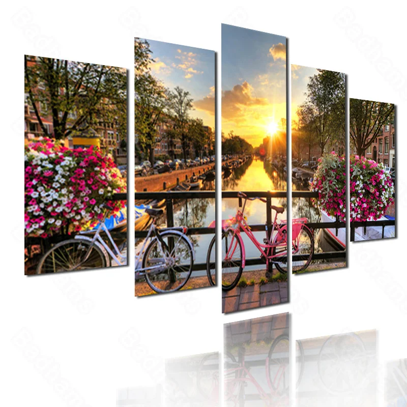 

Waterproof Ink Painting Living Room Decoration Warm Home Decoration Painting Rose Manor That Is Visual Sense Painting