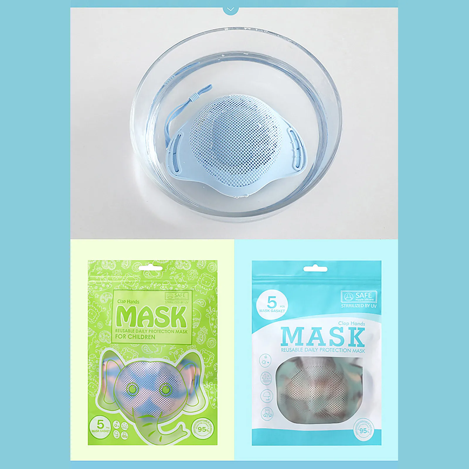 Респиратор с силиконовым фильтром можно кипятить и использовать при высокой