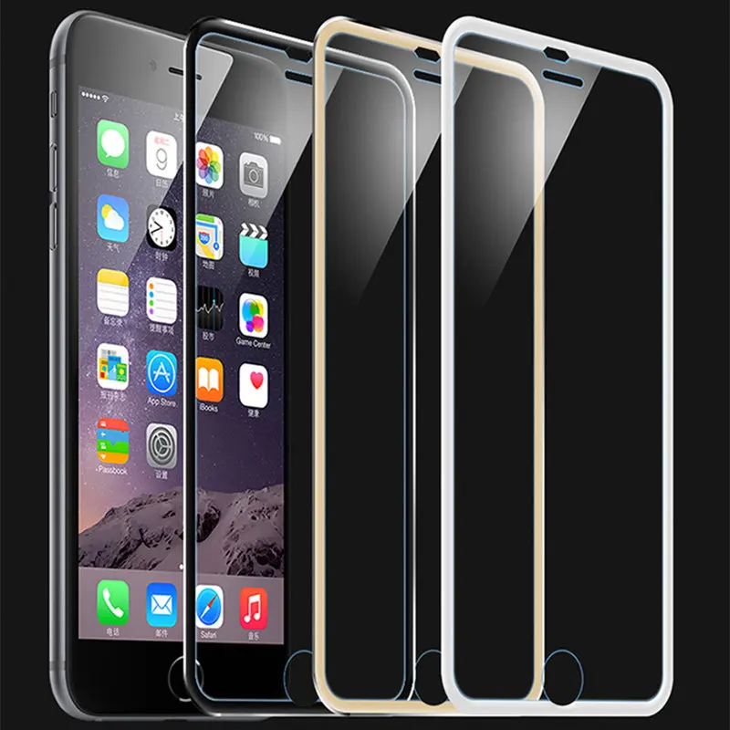Чехол из алюминиевого сплава с закаленным стеклом для iphone 7 чехол 6S 6 Plus 5 защитный