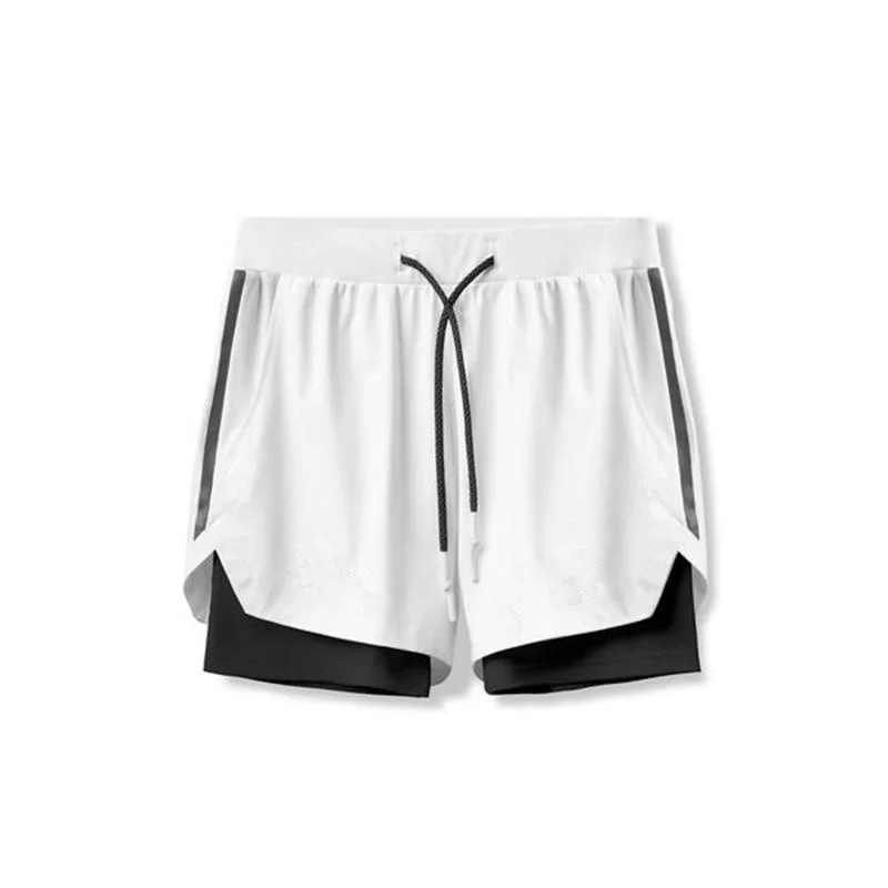 Летние мужские повседневные спортивные брюки пятиконечные из эластичной ткани