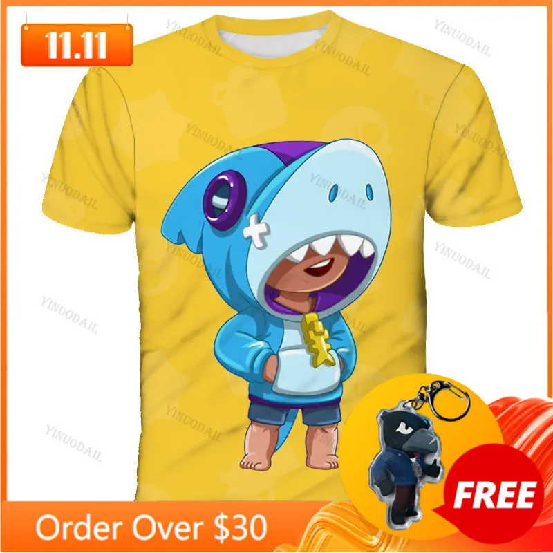 

Shoot Shark Children's Wear Kids T-shirt Shooting Game 3d Shirts MAX Nita Boys Girls Tops T-shirts Teen Clothes