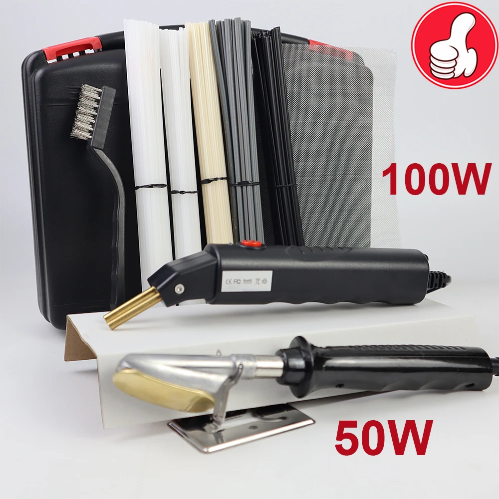 100 Вт пластиковый сварочный аппарат термостеплер Электрический паяльник