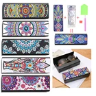 Чехол для очков сделай сам, коробка для хранения 5D, алмазная живопись, мандала, алловый семена, кожаный Органайзер для солнцезащитных очков, для праздника, подарка на день рождения