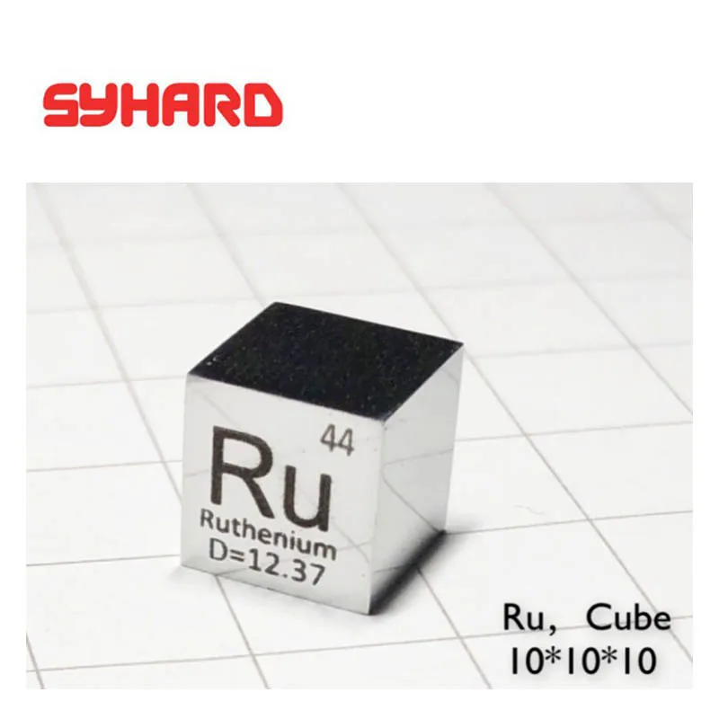 

Рутений куб 10x10x10 мм Ru Cubic Ru≥ 99.95%