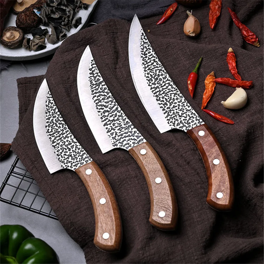 

7inch Boning Knife Cleaver Stainless Steel Hunting Knife Kitchen Knives Chef Knife Machete Sashimi Japanese Knife Tactical Knife