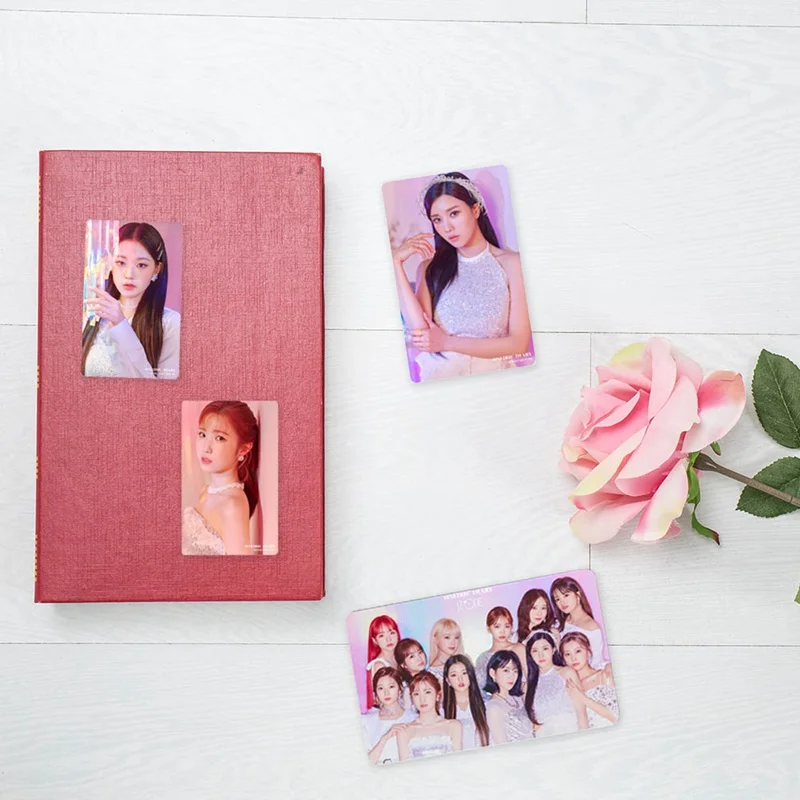 

100PCS/Set KPOP IZONE New Album Diary Photo Card PVC Cards Self Made LOMO Card Photocards For Fans Collective
