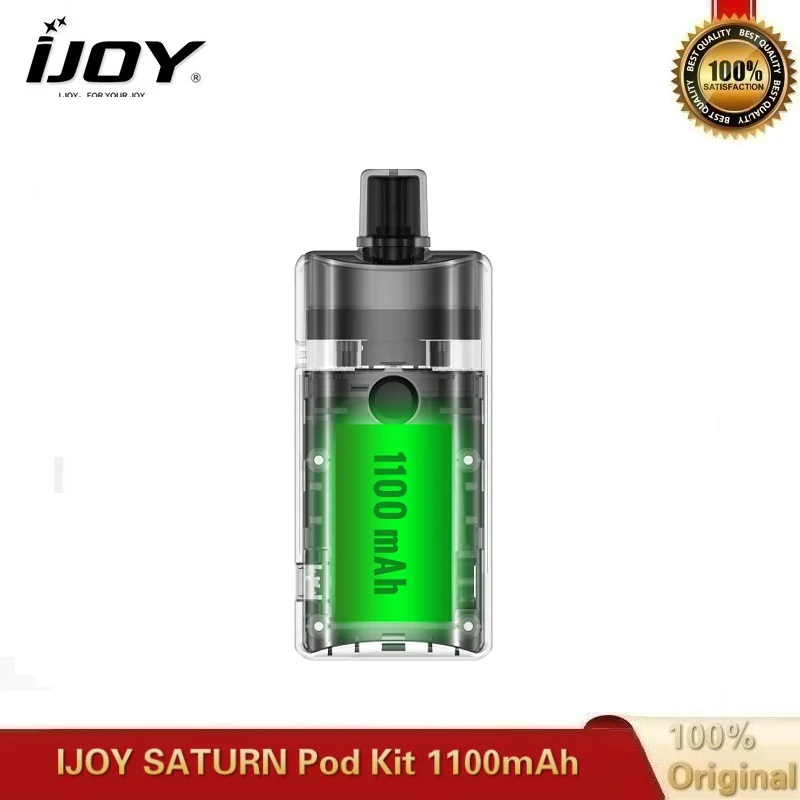 Оригинальный комплект электронной сигареты IJOY Saturn Pod аккумулятор 16 Вт 1100 мАч вейп