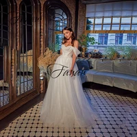 2021 new strapless lace crystal wedding deess backless floor length cap sleeve tulle bridal gown robe de soir%c3%a9e de mariage