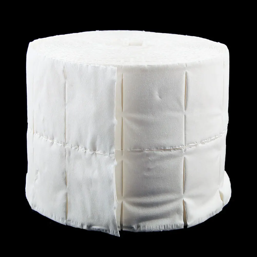 

500pcs Nail Polish Gel Remover Wipes Cotton Lint Pads Paper Nail Art Tips Manicure Cleaning Wipes White