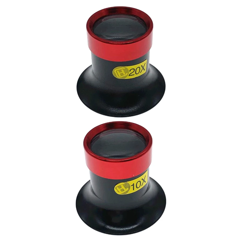 Карманные Портативные Монокулярные лупы 10X 20X лупа с петлей увеличительное