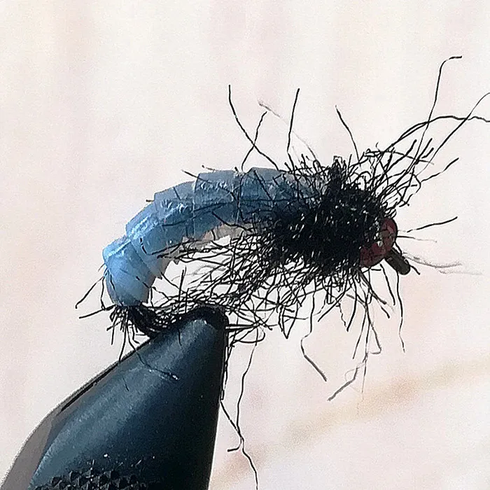 1box KKWEZVA 24 шт Искусственные Nymph Scud силиконовые кожи рыболовные крючки Мухи Для Летающая форель Рыбалка привлекает насекомых приманки - Цвет: 1box