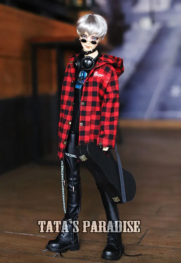 1/4 1/3 масштаб BJD Панк пальто с капюшоном для BJD/SD аксессуары для кукольной одежды, в комплект не входят кукла, обувь, парик и другие аксессуары 18D1039