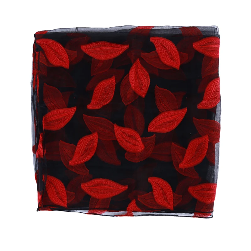 

2021 Hot Sale Silk Scarf Womens Summer Breeze Lightweight Sheer Wrap And Shawls Bandana Beach Organza Gauze Lace Hollow Scarf