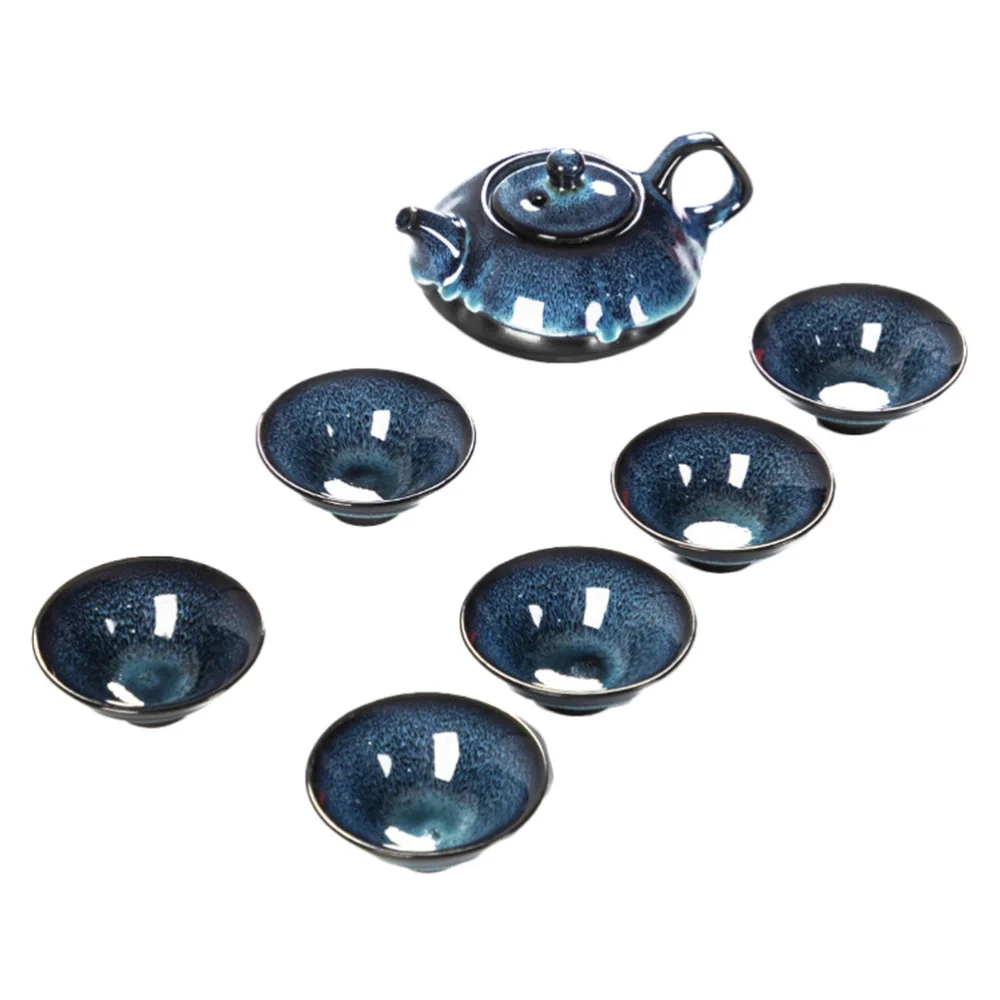 

1 Set Ceramic Teaware Set Practical Teaware Set Smooth Surface Teaware Set