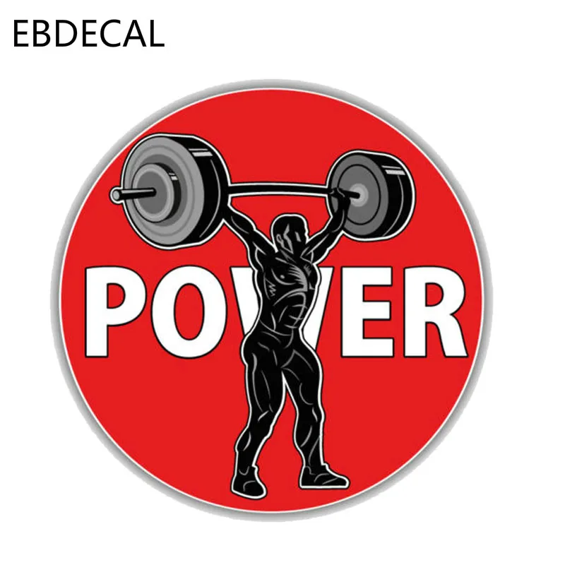 EBdecal высокое качество мощность тренажерный зал этикетка для