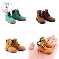 16 scale male orange boots men doll high top shoes casual solid martin boots model toys for 12 inch soldier action figures